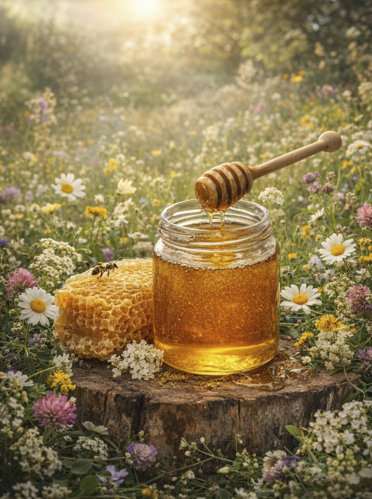 Miere de albine polifloră ecologică - cumpara online vanzare naturala